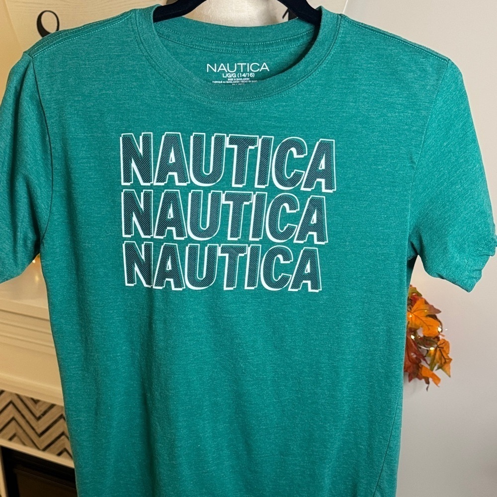 Nautica Kids Green Short Sleeve Tee